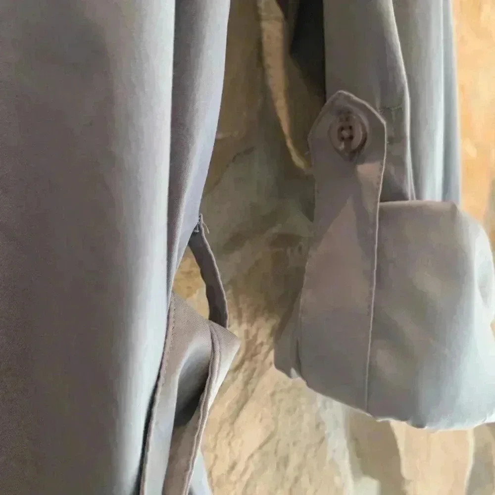 Armani Exchange Gray Button Down - image 7